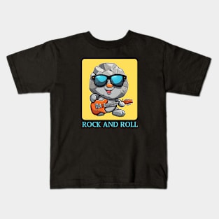 Rock and Roll | Rock Pun Kids T-Shirt